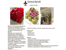 Tablet Screenshot of floristerialloveras.com